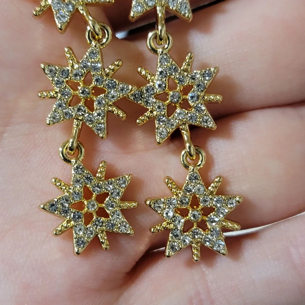 Sugarfix by bauble bar gold dangle earrings - Picture 3 of 6